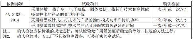 復(fù)印機(jī)、打印機(jī)節(jié)能認(rèn)證審廠標(biāo)準(zhǔn)